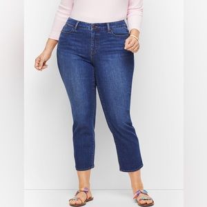 Talbots Flawless Straight Crop Jeans